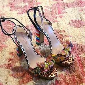 Betsey Johnson Noemi Butterfly heels sz 8.5 *new*